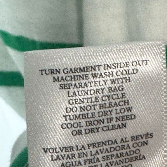 Rails Meg Dress XS Green White Sailor Stripe Tank Midi Dress NWT $138 Cotton - Picture 9 of 9